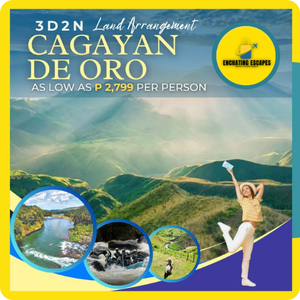 3D2N CAGAYAN DE ORO LAND ARRANGEMENT PACKAGE!